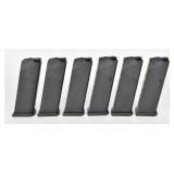 6 Glock Model 23 .40 S&W Magazines