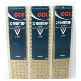 300 Rds CCI 22 Short HP Ammo
