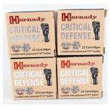100 Rds Hornady Critical Defense .38 Special Ammo