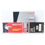 Federal American Eagle & CCI .25 Auto Ammunition