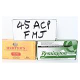 A Lot of 192 Rounds of .45 ACP Ammunition