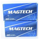 100 Rds Magtech 115 Grain FMJ 9mm Luger Ammo