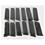 A Lot of Twelve Glock Factory Pistol Mags .40 S&W