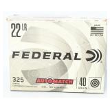 Federal AutoMatch .22 Long Rifle Cartridges
