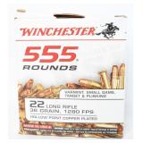 Winchester 555 Round .22 Long Rifle Ammunition