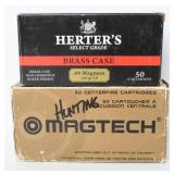 100 Rds Herter's and Magtech .44 Magnum Ammo