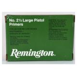 Remington No. 2ï¿½ Pistol Primers (1,000 Count)