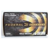 A Lot of 1000 Fed Prem Gold Medal Small Pistol No.