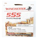 555 Rds Winchester Super-X .22 LR Ammo