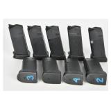 9 Glock 30 Mags .45 ACP