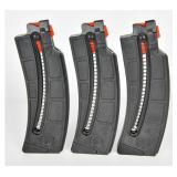3 Smith & Wesson M&P15-22 25-Round Magazines .22LR