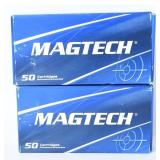 A Lot of 100 Magtech Sport Ammunition 9mm Luger