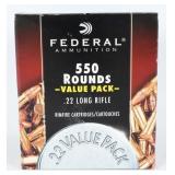 Rds Federal Value Pack .22 LR Ammo