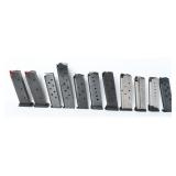 11 Semi-Automatic Pistol Magazines .45 ACP & 9mm