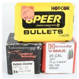 A Lot of 236 .25 Caliber (.257) Reloading Bullets
