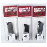 A Trio of Springfield XD Series Pistol .45 ACP