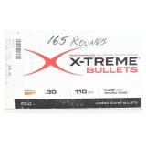 X-Treme Bullets .30 Cal 110 Grain Round Nose (165)