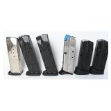 A Collection of 6 Smith and Wesson M and P 9mm