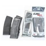 5 AR-15 Pattern Rifle Magazines .223/5.56x45mm