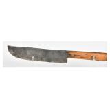 Butcher Knife, Full Tang Carbon Steel, Wood Handle