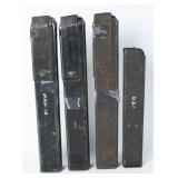 4 Ingram MAC-10, M3 & Uzi SMG Magazines .45 & 9mm