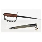Reproduction U.S. 1917 Trench Knife w/ Scabbard