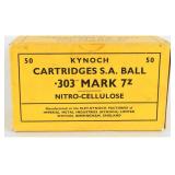 Kynoch Mark 7Z .303 British Ball Cartridges 1969