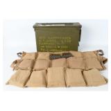 150 Rounds .303 British Ammo, Clips & M19A1 Can