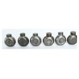 Set 6 G.W. Sohlberg Finnish SA Rifle Oil Bottles