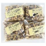 Winchester .30 Luger Unprimed Brass Casings (400)