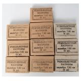 Russian M1895 Nagant 7.62mm Ammunition, 140 Rounds
