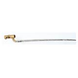 Mid-19th Century Socket Bayonet with Gilded Finish