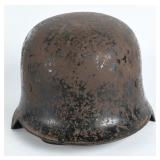 WWII German Luftschutz Beaded M40 Helmet
