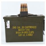Lake City Match T291 .30-06 Springfield Ammo 1961
