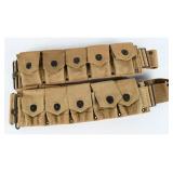 Pair WWI US Army M1910 Dismounted Cartridge Belts