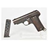 Isidro Gaztanaga Destroyer 7.65mm Semi-Auto Pistol