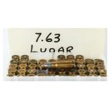 47 Rounds Mixed 7.63 Mauser & .30 Luger Ammunition
