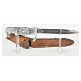 Third Reich Style Eagle Bayonet w/ Leather