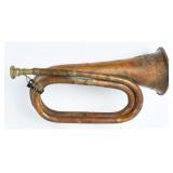 US Army Copper & Brass 7th Artillery Field Bugle