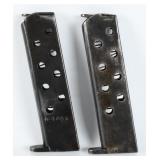 A Pair of Spanish Ruby Pistol Magazines