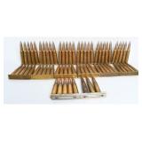 8mm Mauser Ammunition, 68 Rounds w/ Stripper Clips
