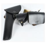 US Military Pattern Leather Belt Rig & Holster