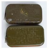 Pair Bauer & Black WWII Carlisle First Aid Packets