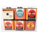 Set 6 Hercules Smokeless Powder Advertising Tins