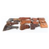 13 Galco & Bucheimer Leather Holsters & Pouches