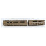 Pair AR-15 Quad Rail Handguards, Flat Dark Earth