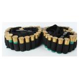 50 16 Ga Shotgun Shells & 2 Nylon Bandoliers