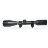 Fixed-Power 6x42 Scope with Mounting Rings
