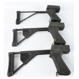 Three Choate Machine & Tool Side Folding Stocks