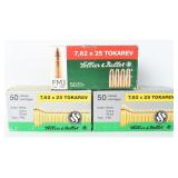 Sellier & Bellot 7.62x25mm Tokarev, 150 Rounds